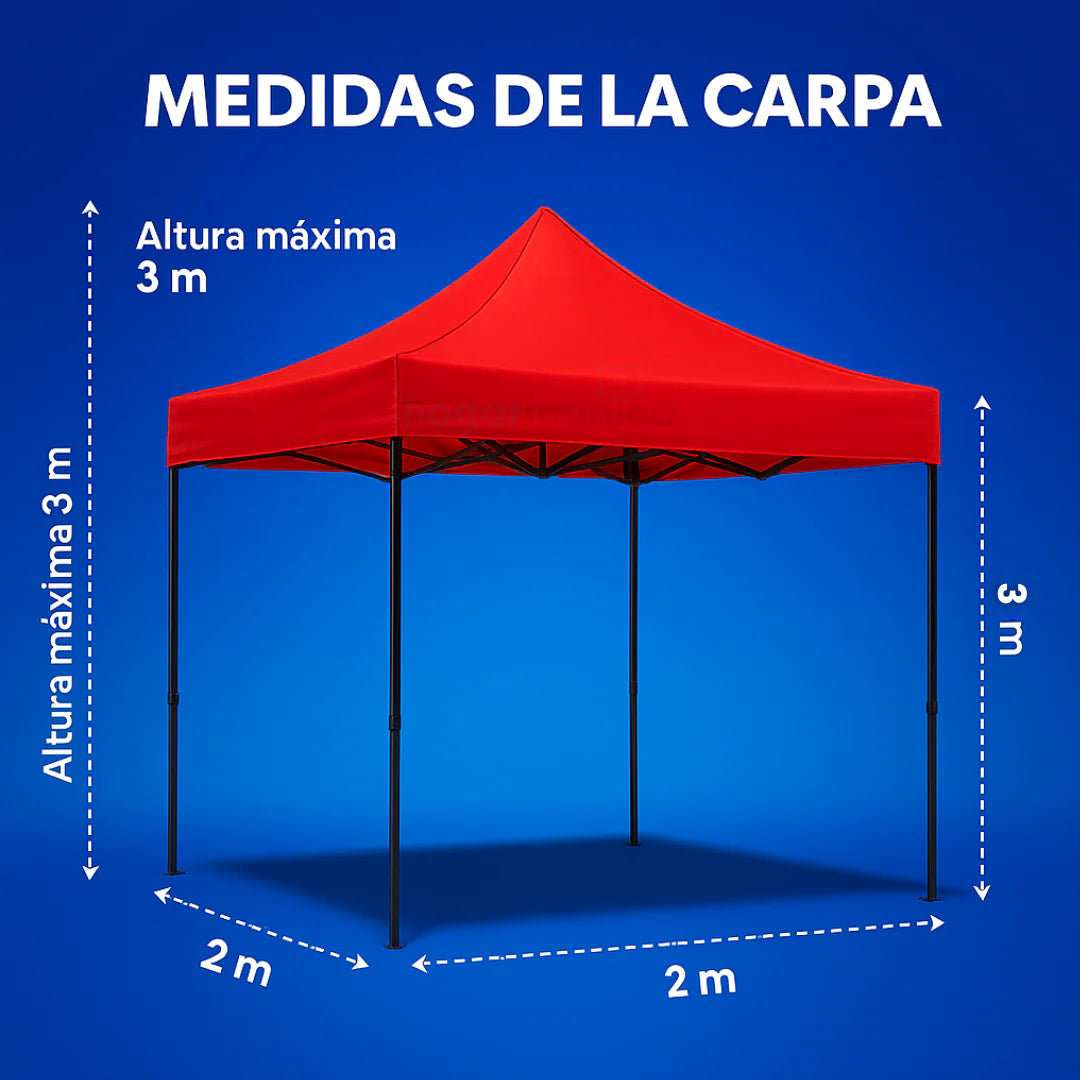 Carpa Plegable 2x2 Metros