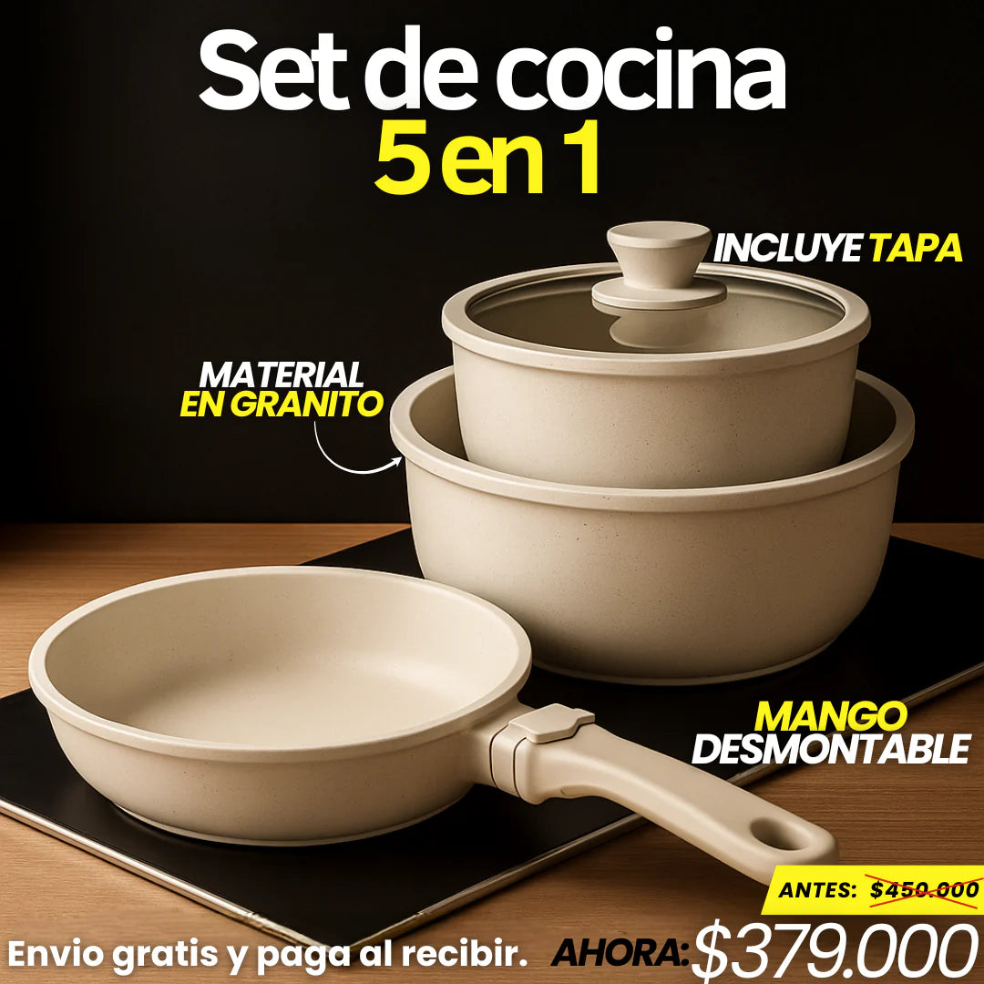 Set de cocina antiadherente