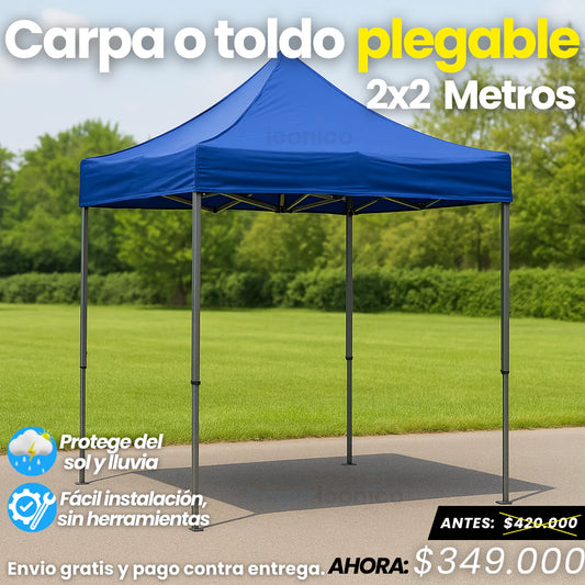 Carpa Plegable 2x2 Metros